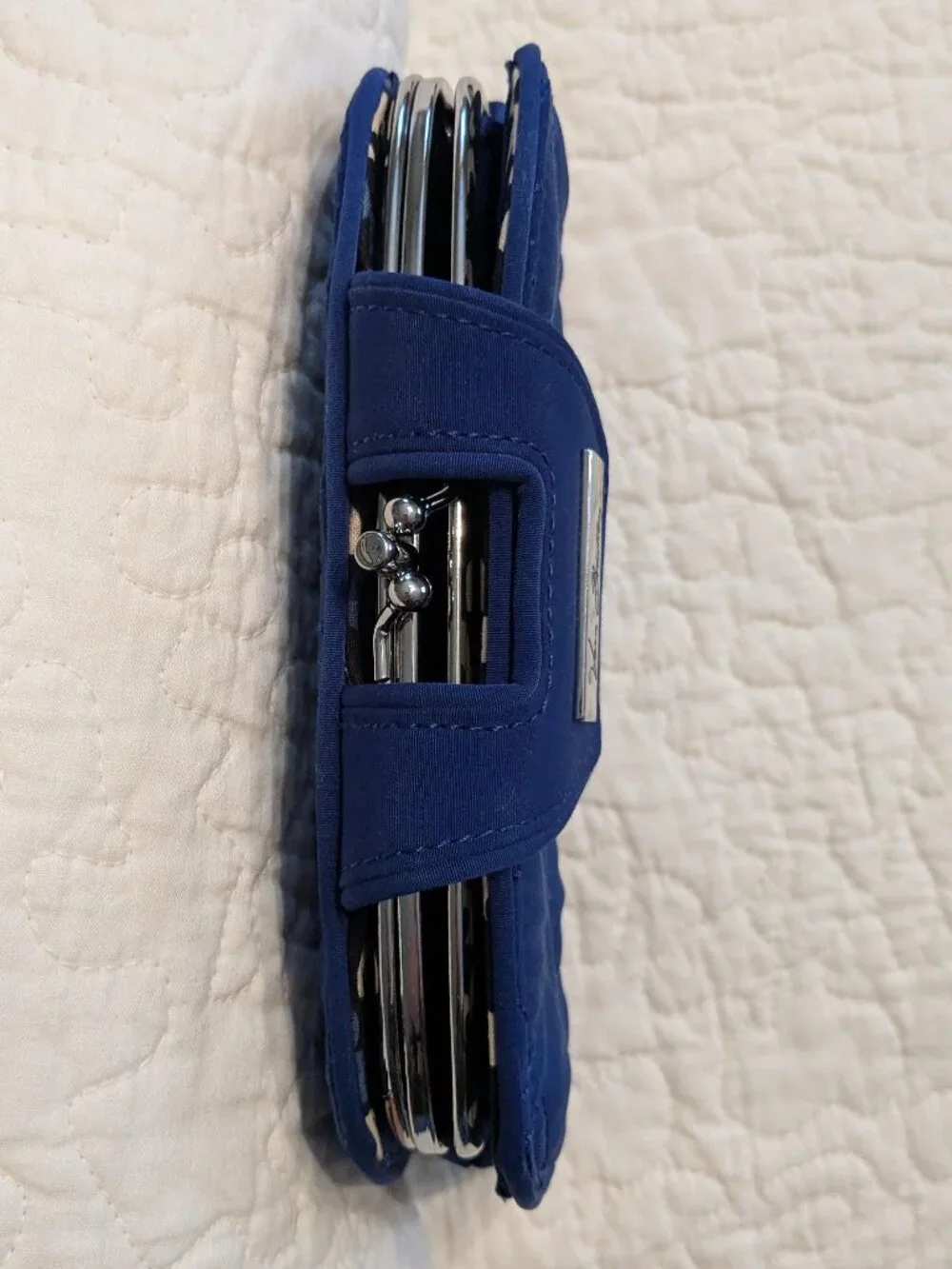 Blue Quilted Vera Bradley Wallet